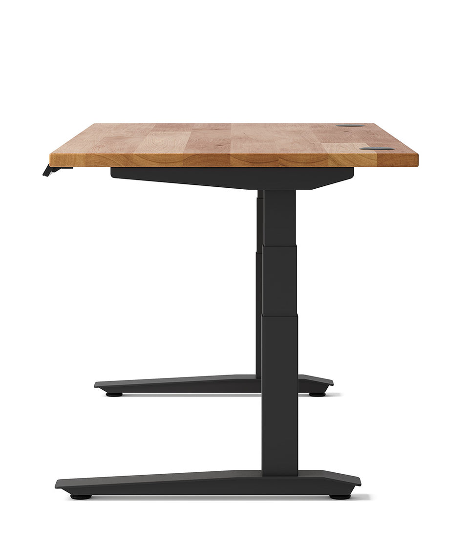 Fully Jarvis Hartholz-Sitz-Steh-Schreibtisch