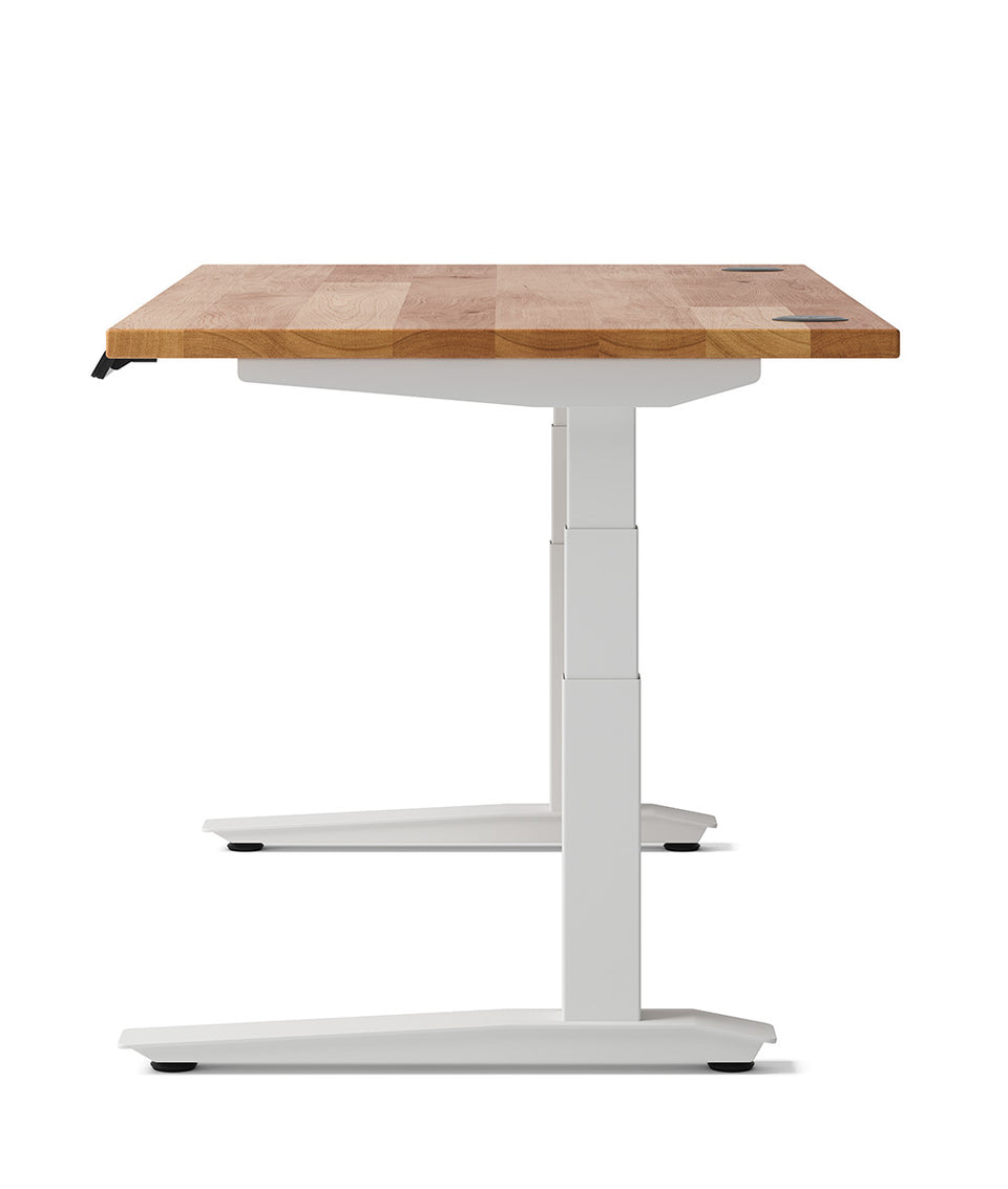 Fully Jarvis Hartholz-Sitz-Steh-Schreibtisch