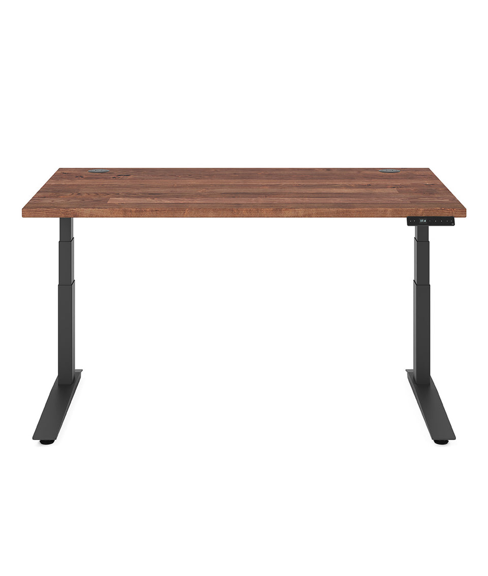 Fully Jarvis Hartholz-Sitz-Steh-Schreibtisch