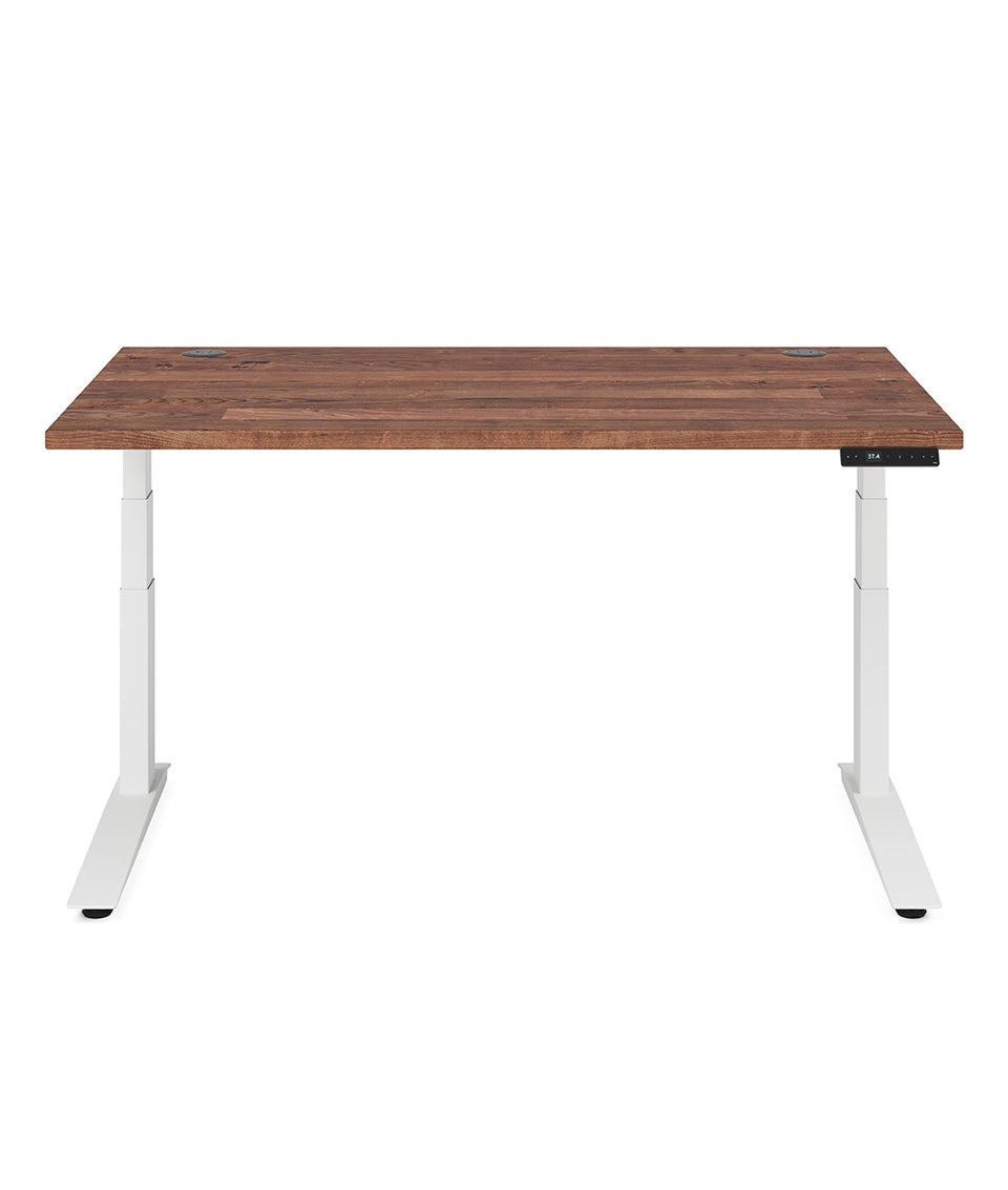 Fully Jarvis Hartholz-Sitz-Steh-Schreibtisch