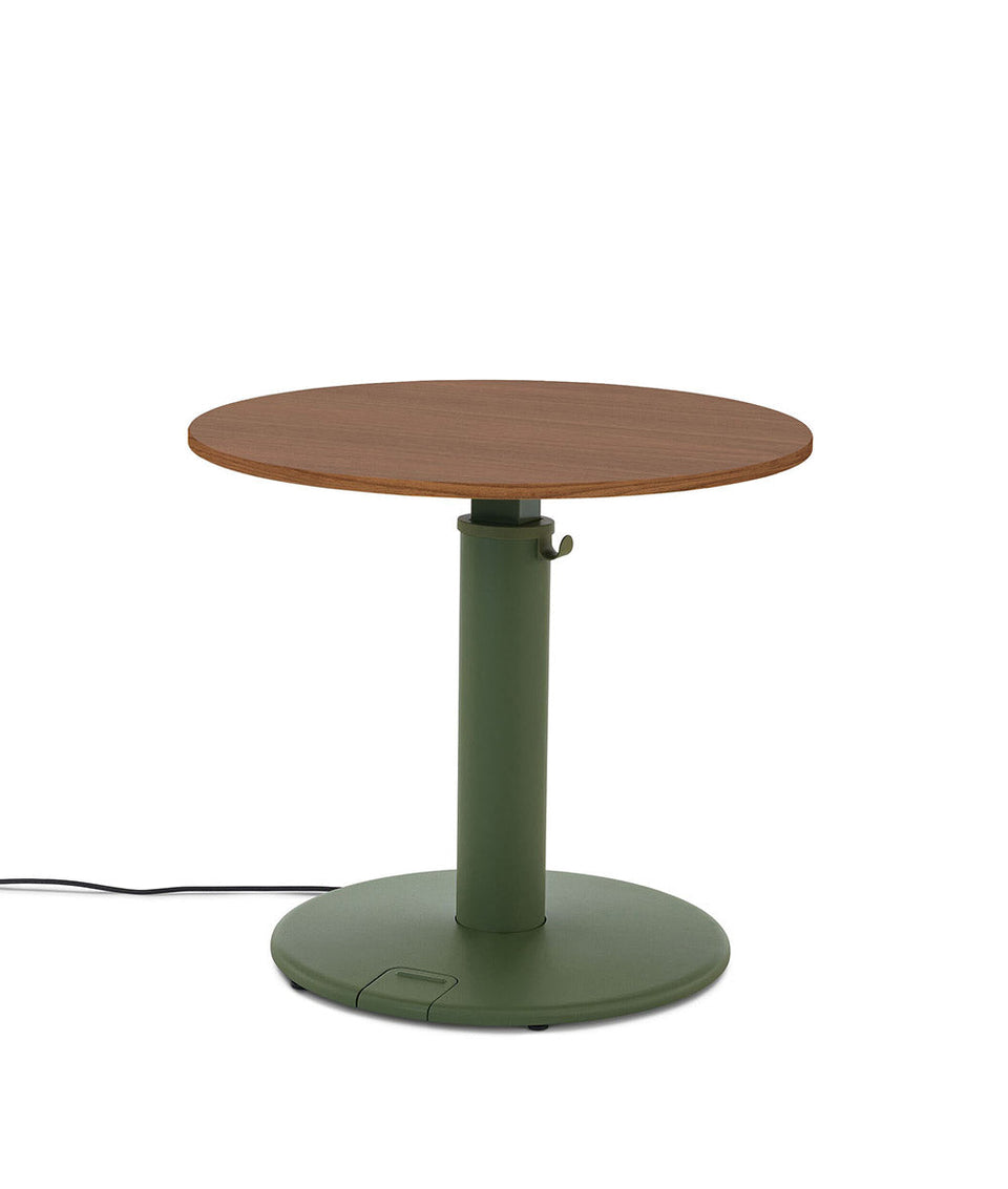 OE1 Round Stehschreibtisch Helle Esche 