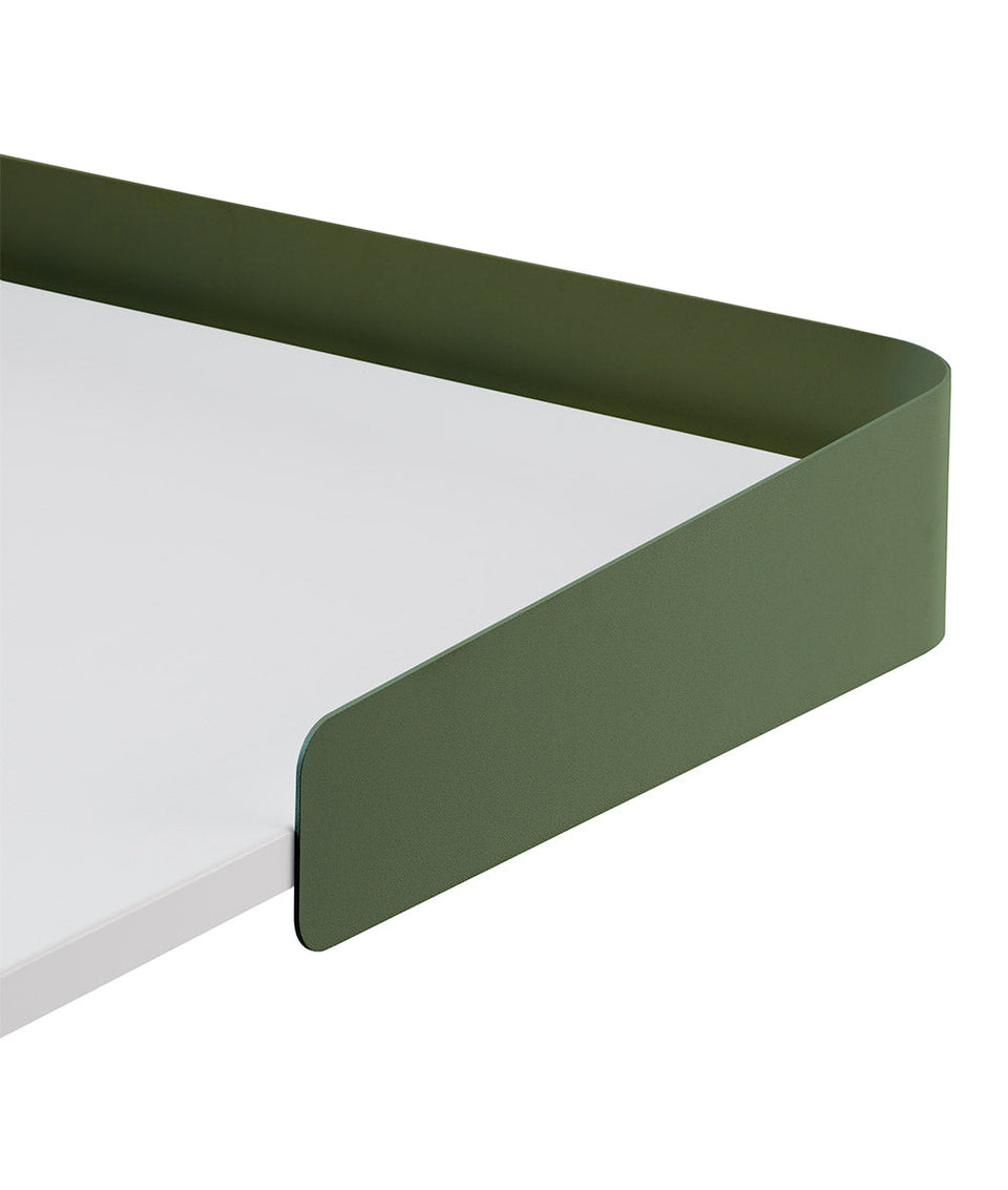 OE1 Rechteckiger Stehschreibtisch mit Umrandung