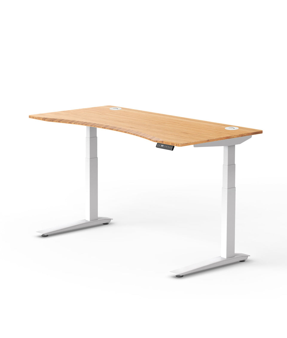 Fully Jarvis Contour Bambus-Sitz-Steh-Schreibtisch