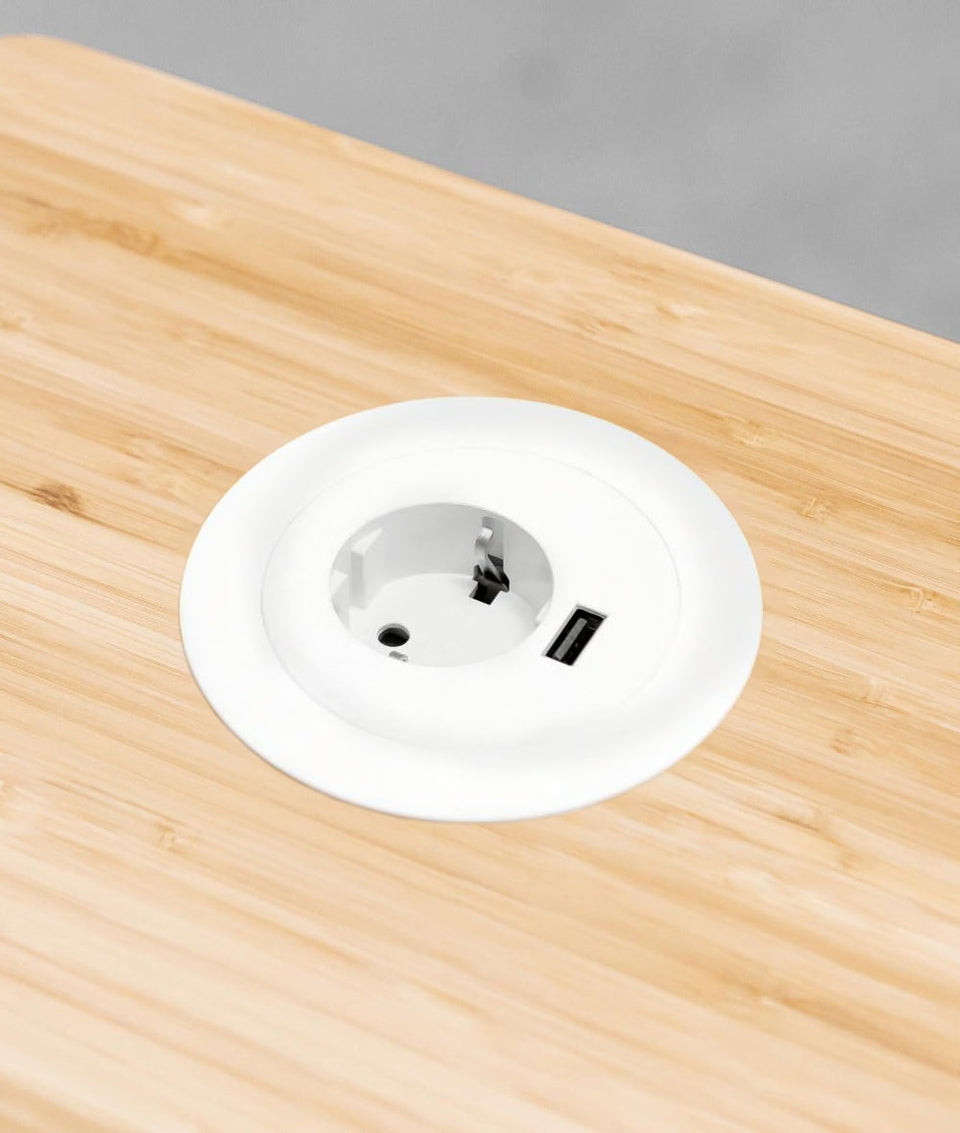 Fully Jarvis Contour Bambus-Sitz-Steh-Schreibtisch