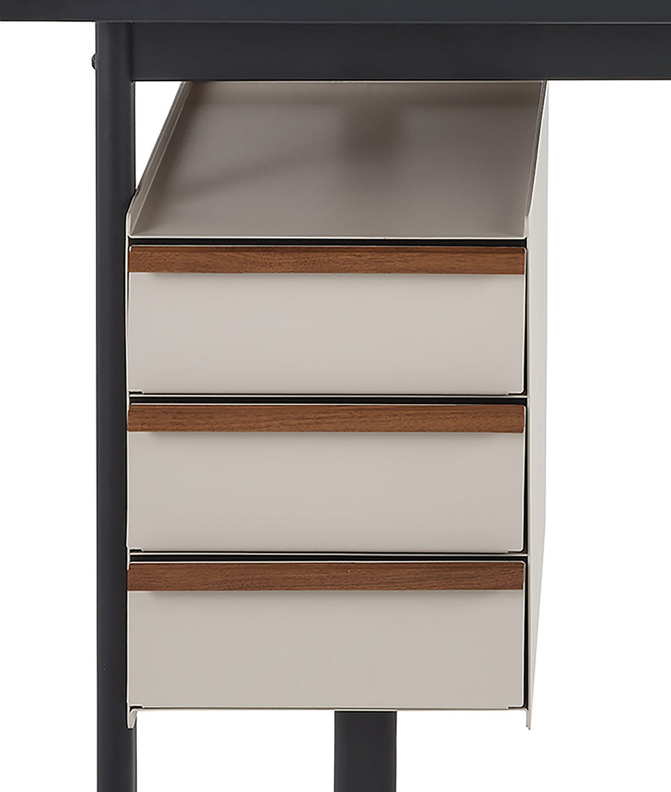 Mode Schreibtisch, mit Aufbewahrungselement