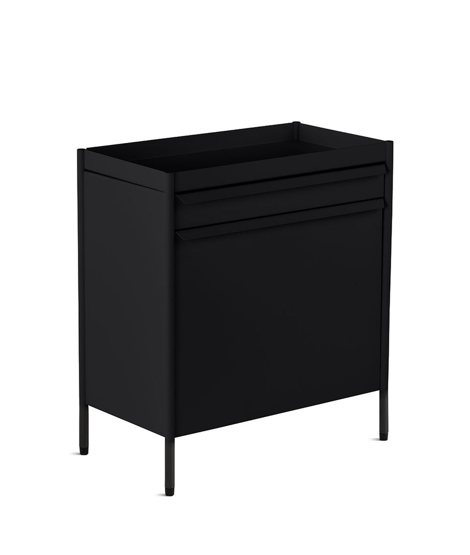 OE1 Aufbewahrungswagen, Schublade oben & Aktenbehälter