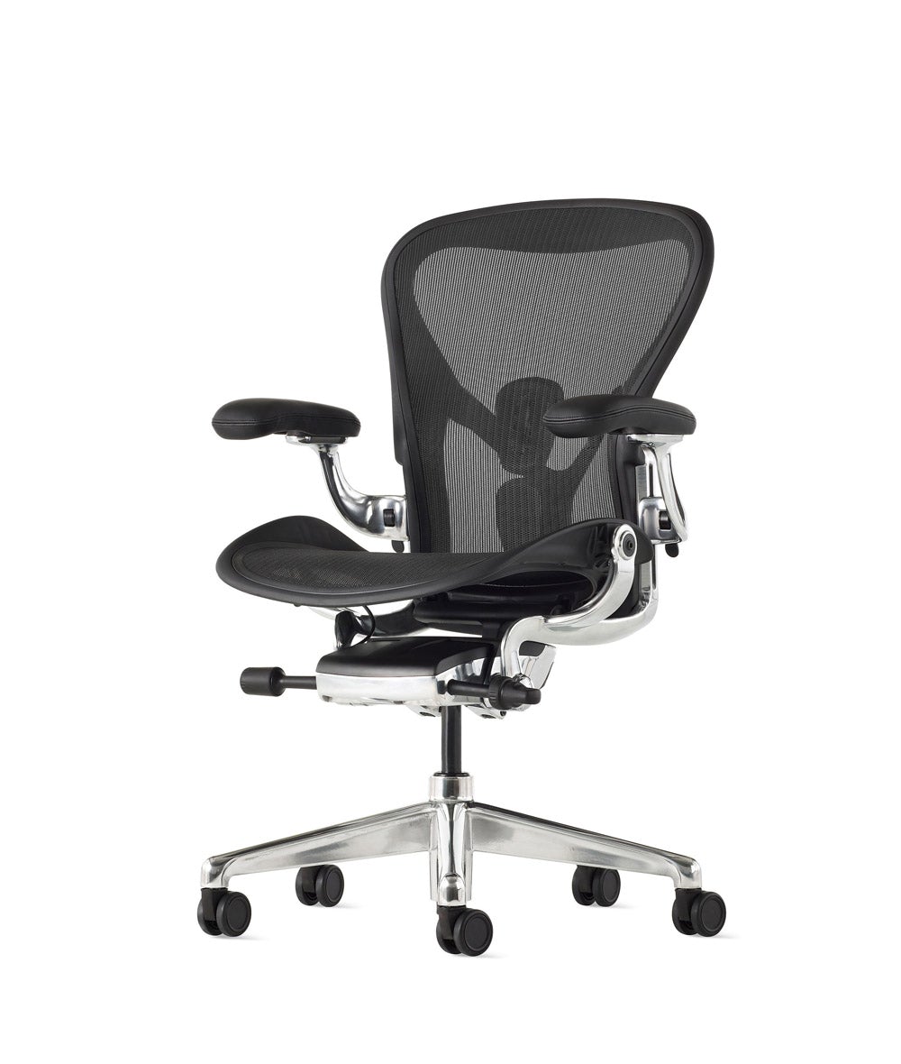 Aeron Bürostuhl Onyx/Poliert