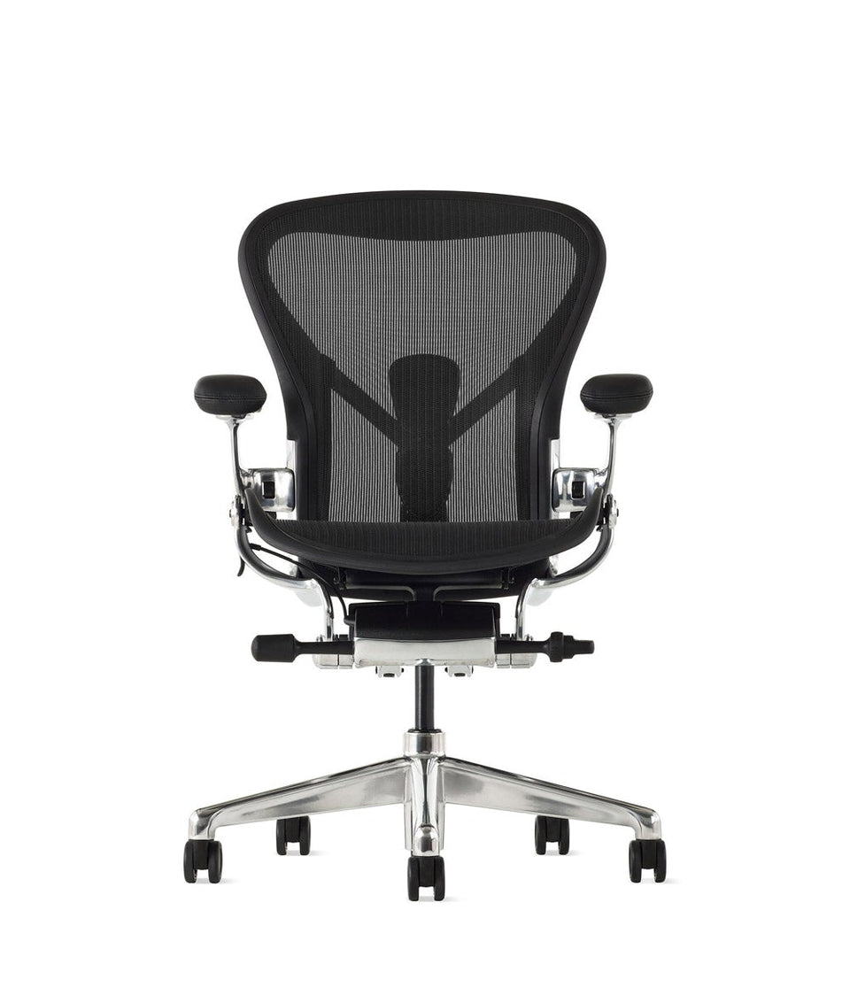 Aeron Bürostuhl Onyx/Poliert