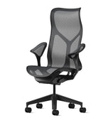 Cosm Stuhl mit hoher Rückenlehne Graphite/Graphite